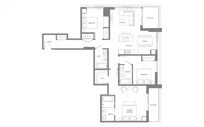 Unit N-3108 N-3108 floor plan